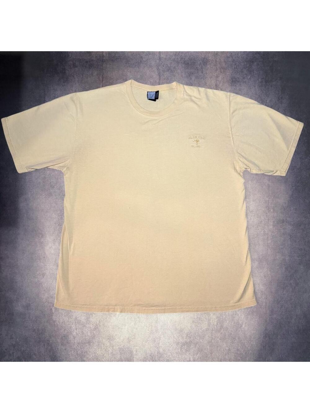 Vintage Beefy Silver Hilton Head Island T-Shirt